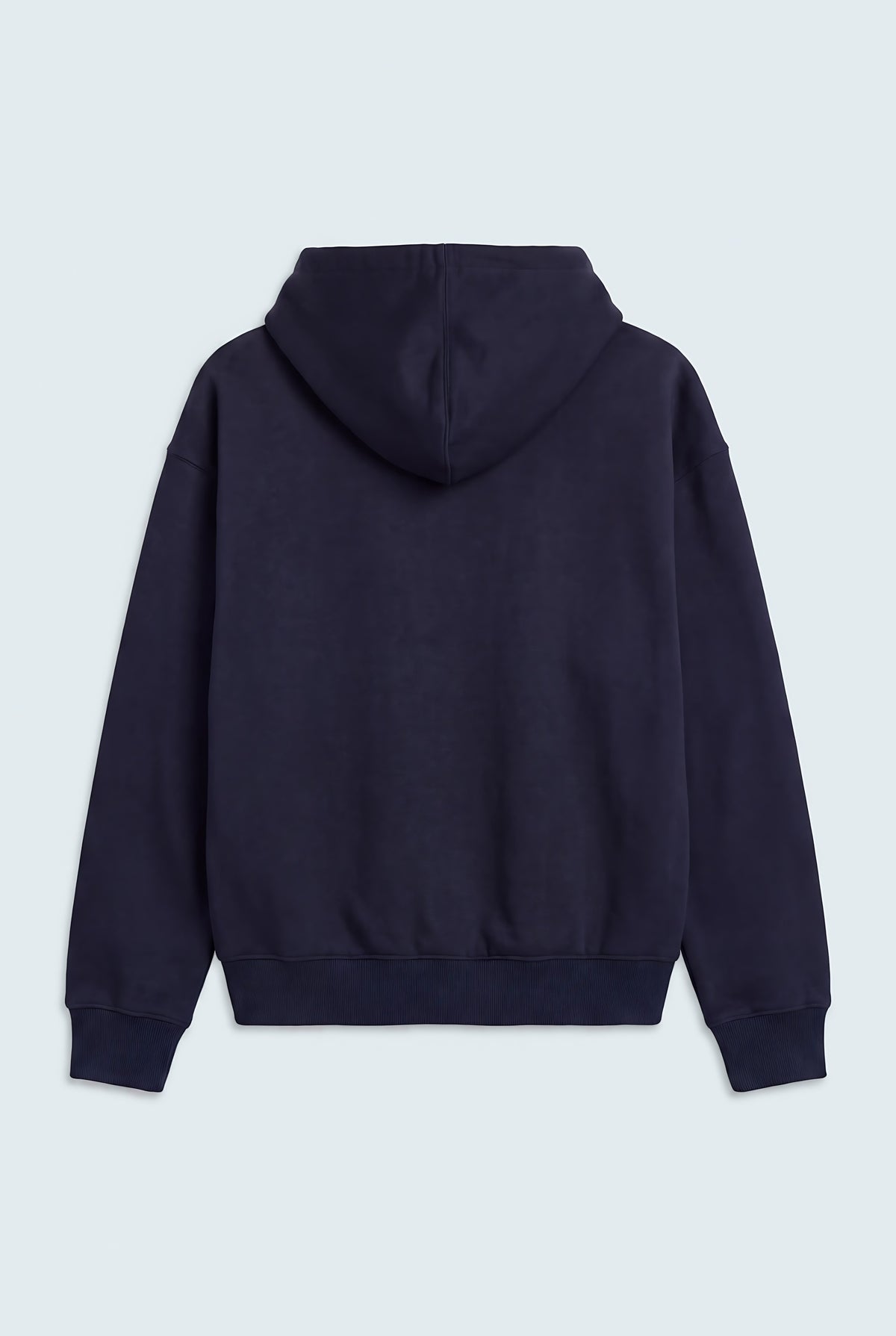 Navy Blue Oversized Graphic Pullover Hoodie - Hustle N Holla