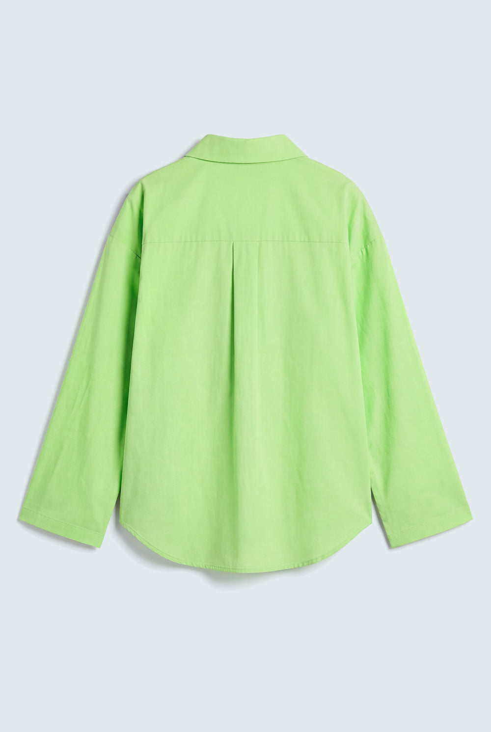 Neon Green Cotton Relaxed Fit Button Down Shirt - Hustle N Holla