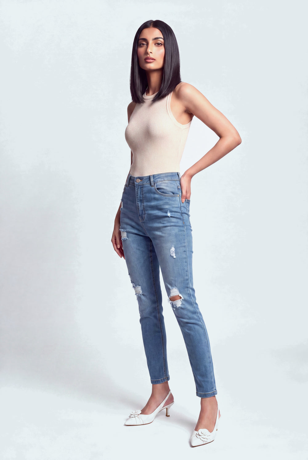 Ocean Blue Denim Jeans - Hustle N Holla