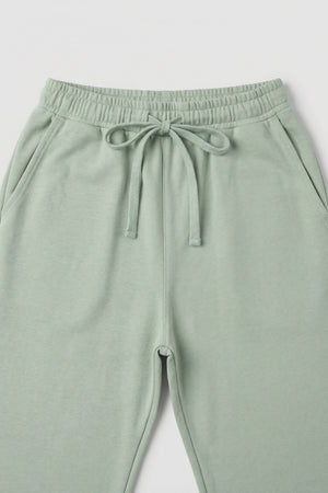 Sage Green Straight Fit Signature Soft Trousers - Hustle N Holla