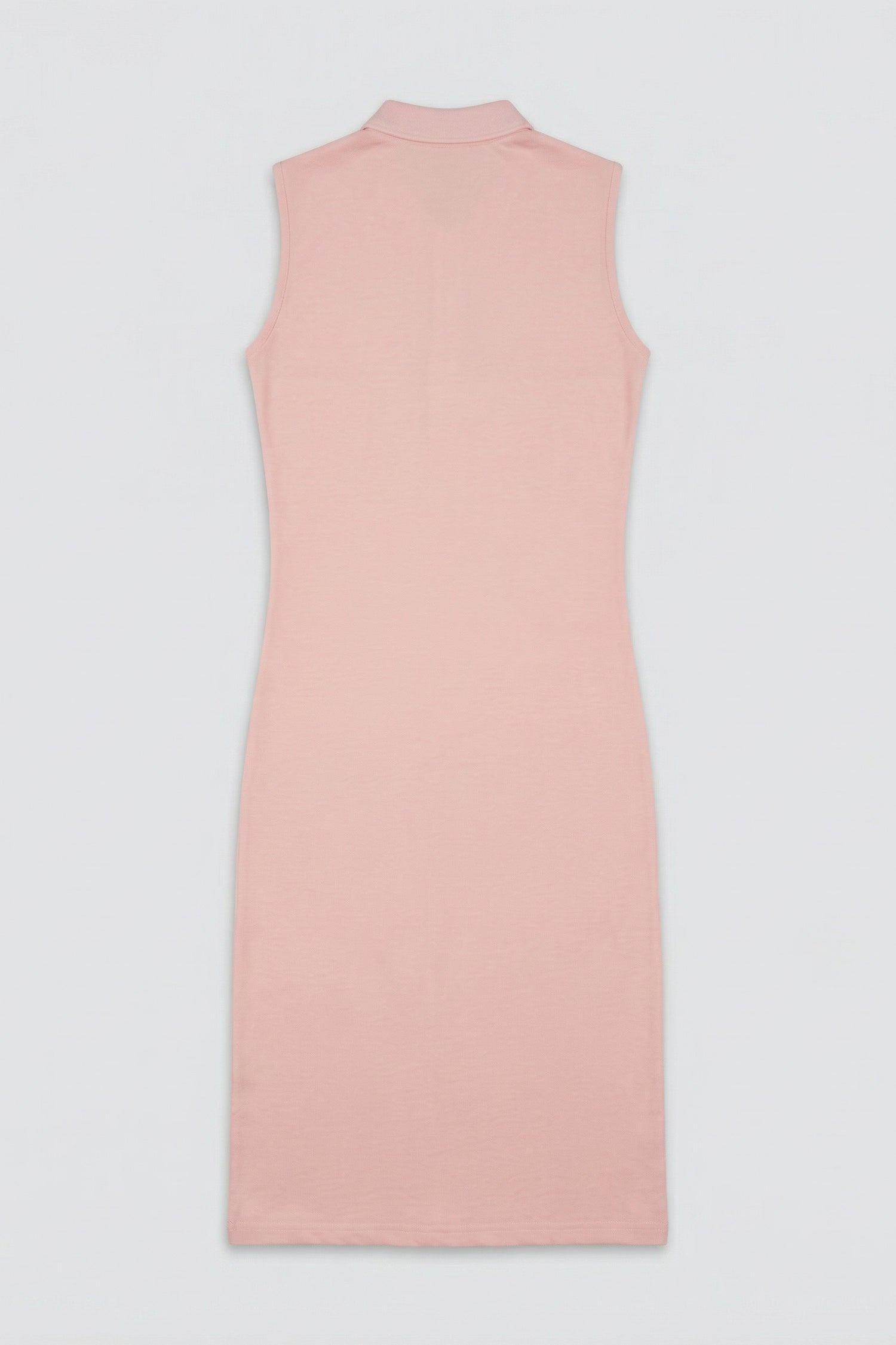 Pink Slim Fit Polo Dress