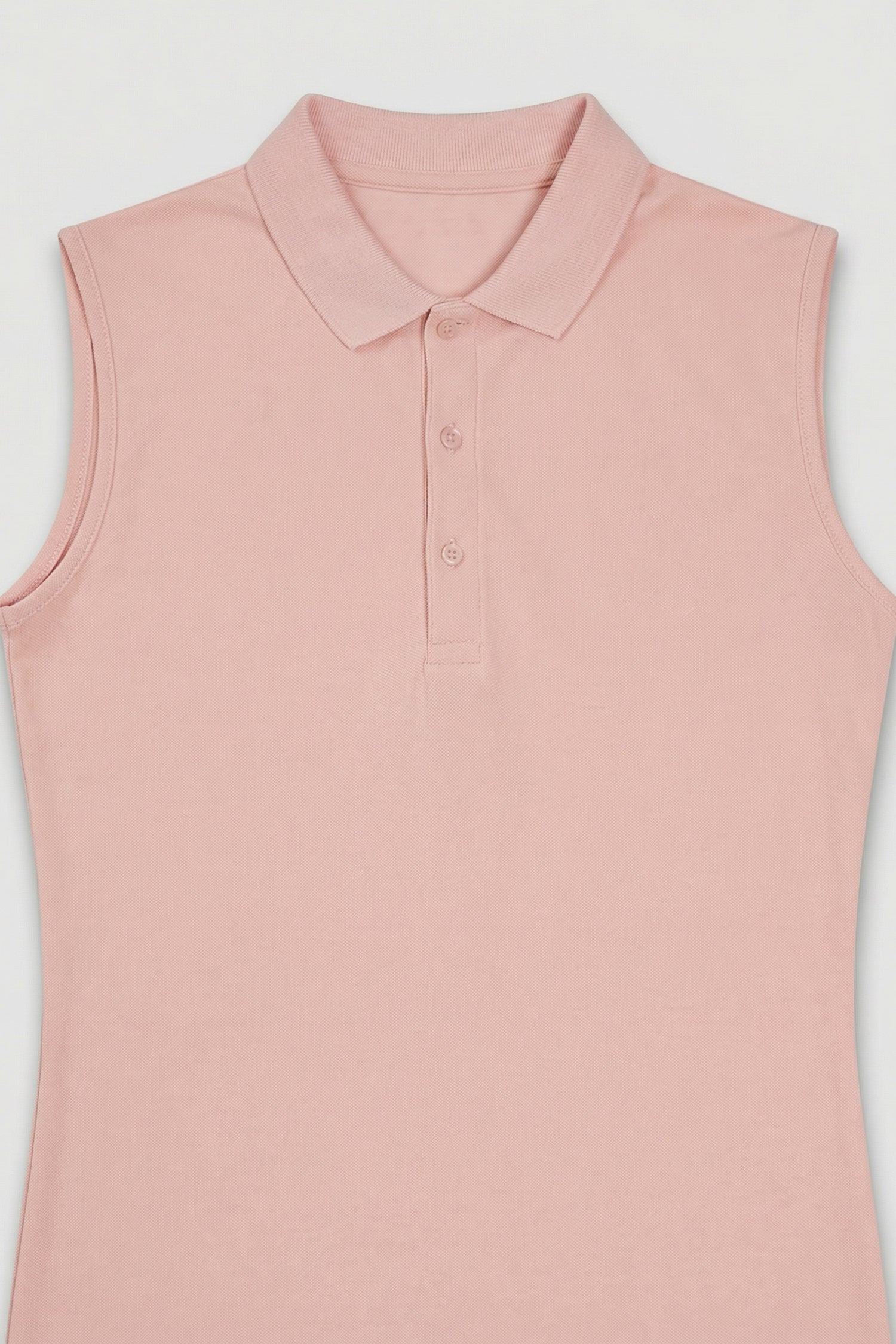 Pink Slim Fit Polo Dress