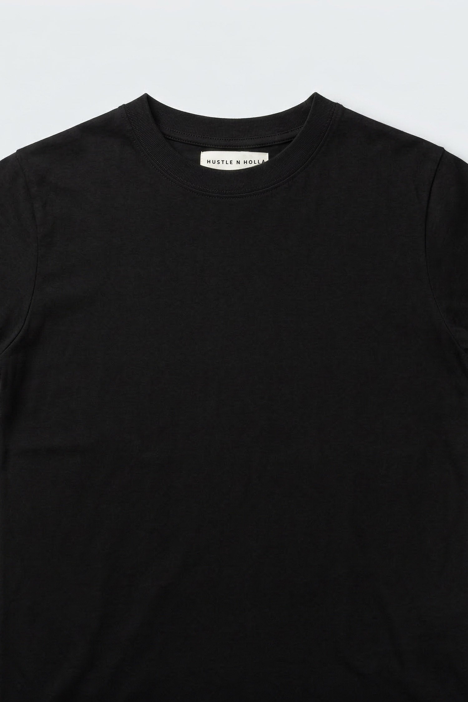 Black Regular Fit Basic T-Shirt - Hustle N Holla