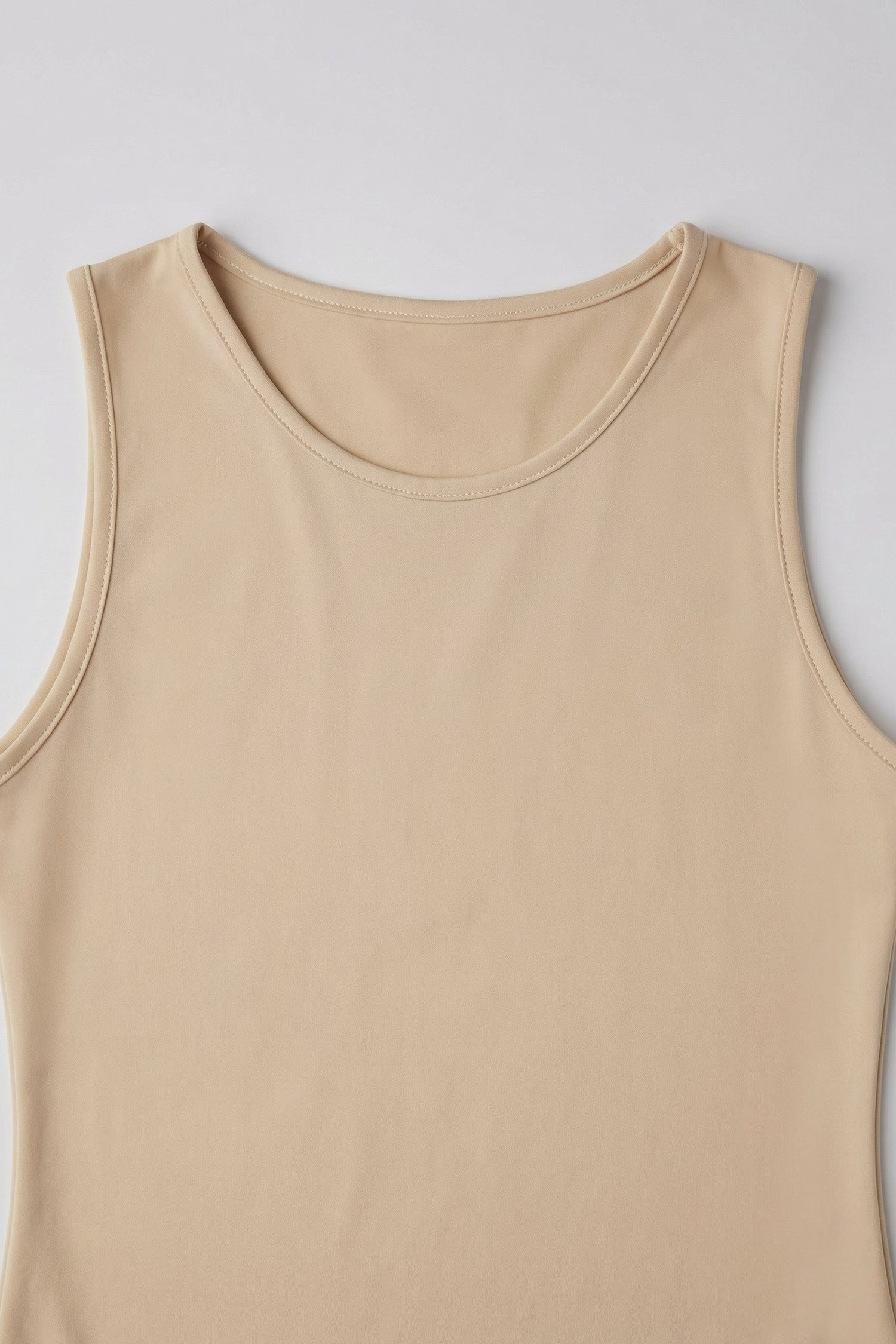 Beige Slim Fit Bodysuit