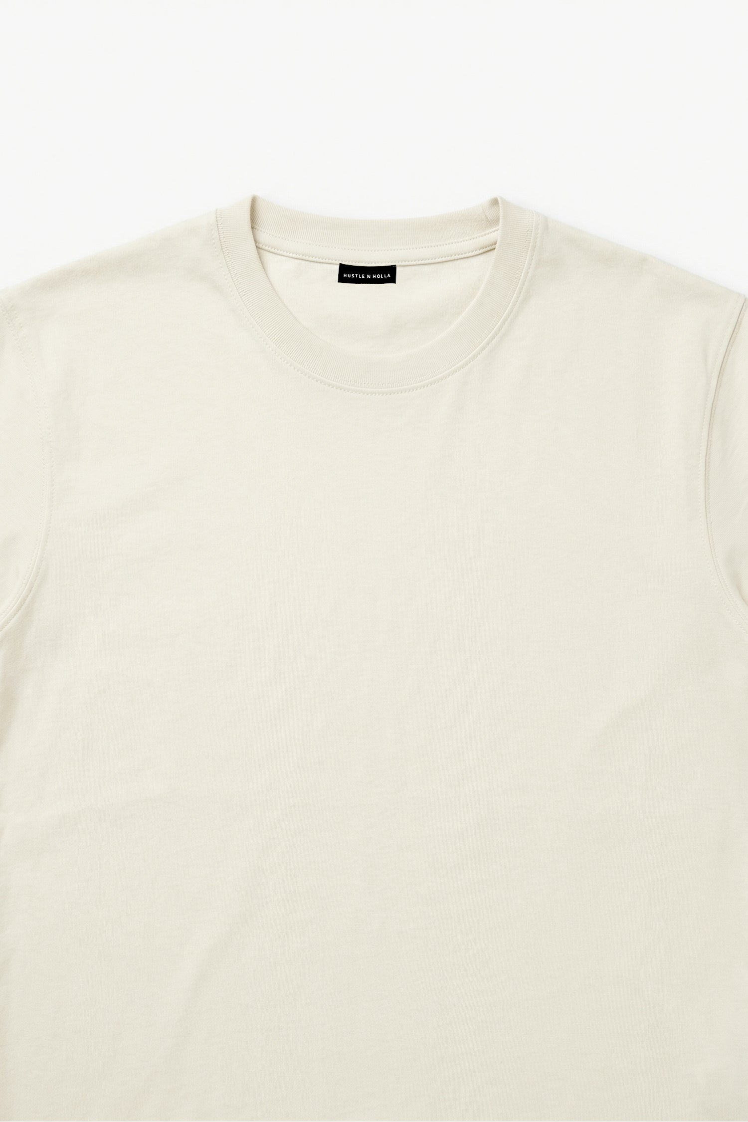 Beige Boxy Fit T-Shirt