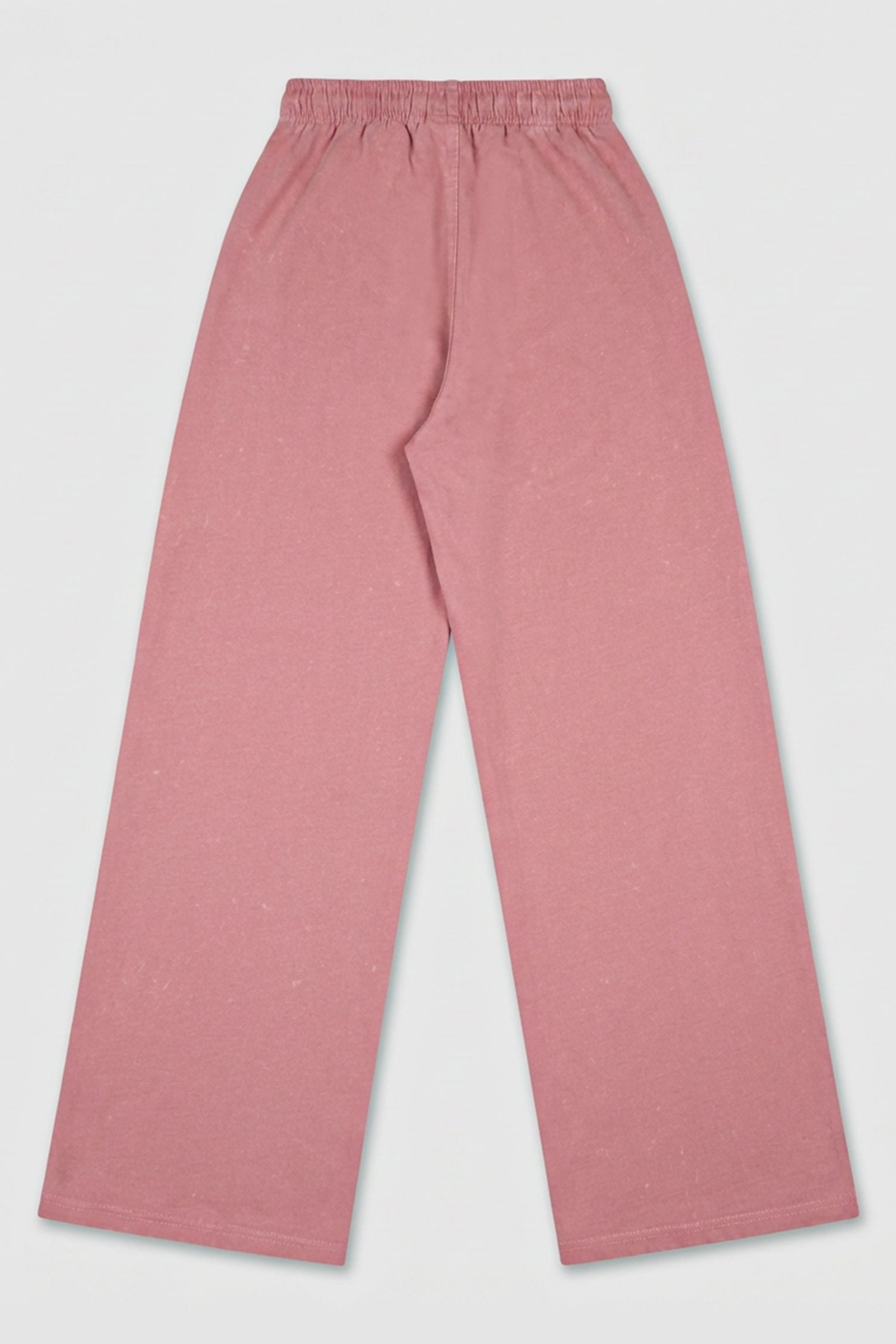 Peach Wide Leg Pleated Trousers