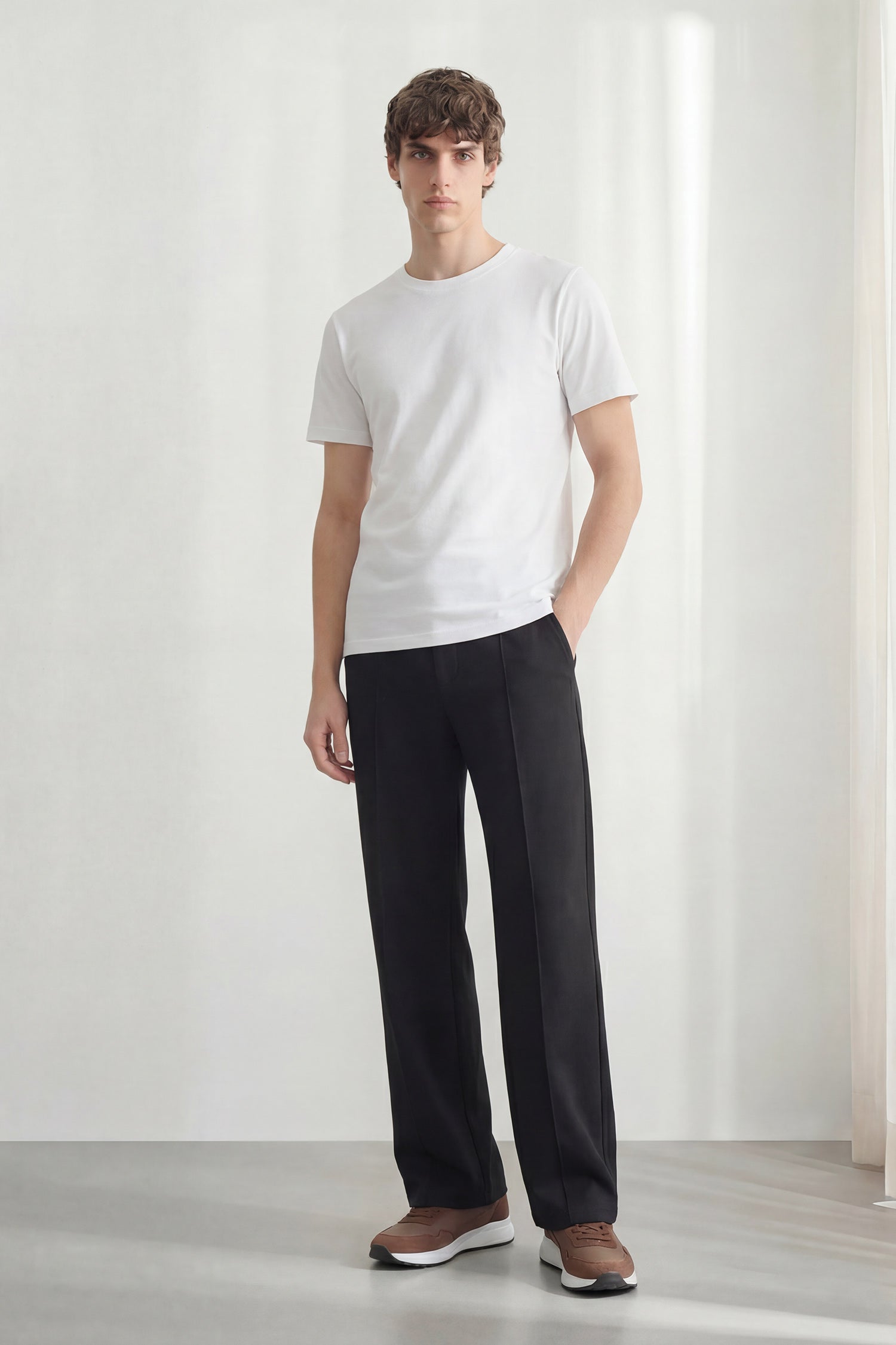 Black Loose Fit Trousers