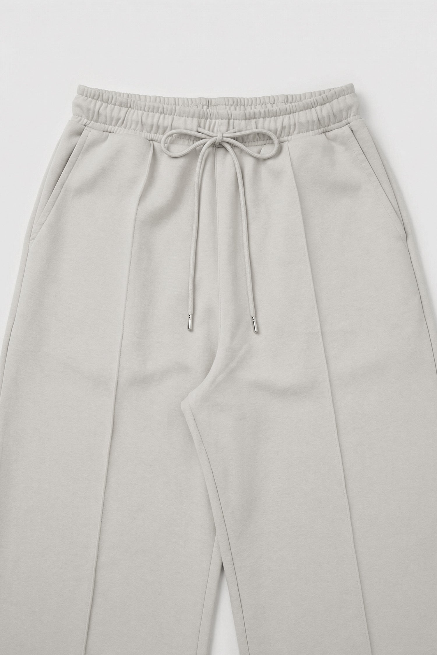 Grey Wide Leg Trousers - Hustle N Holla