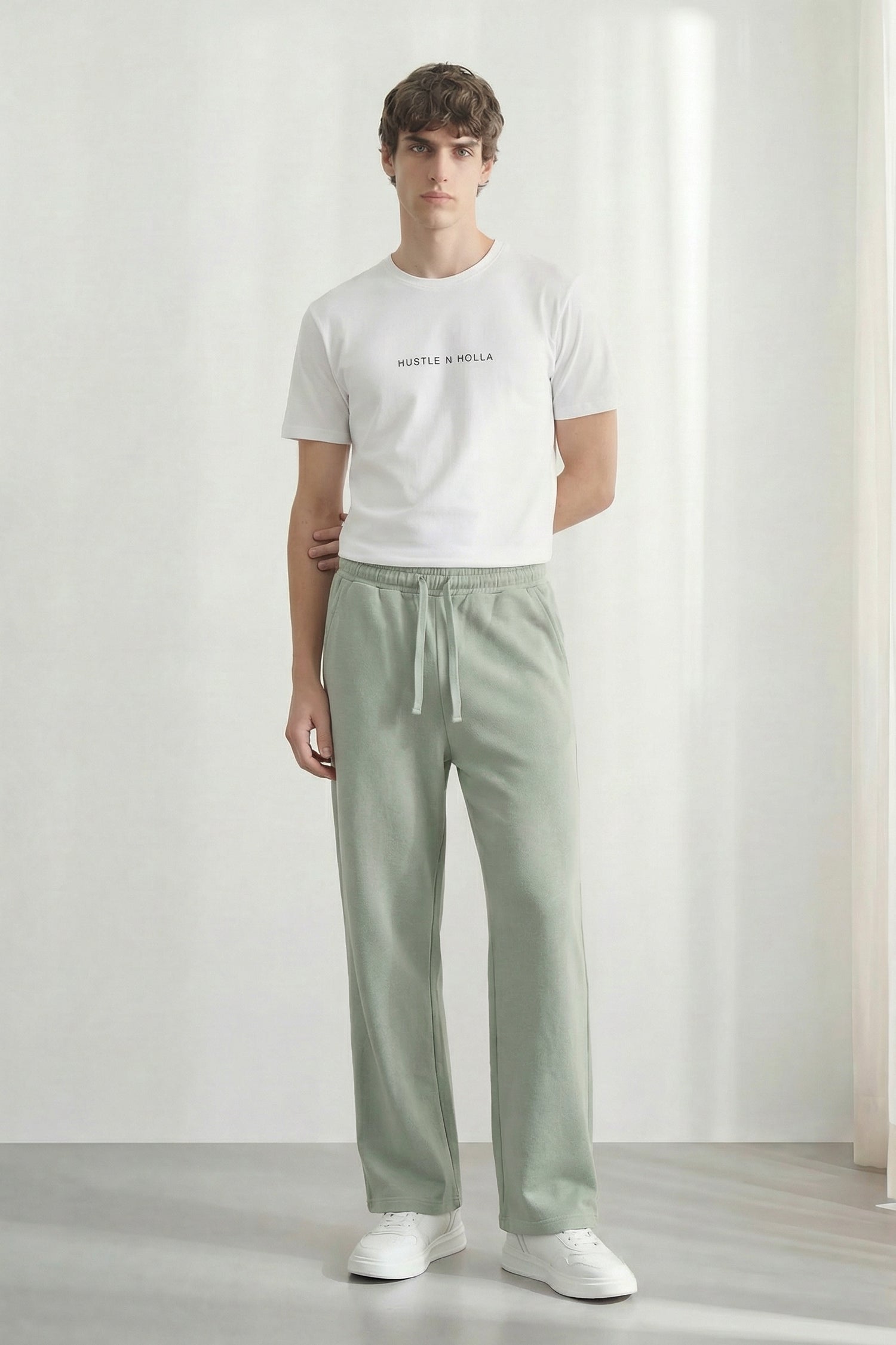 Unisex White Artist Club Relaxed Fit T-Shirt - Hustle N Holla