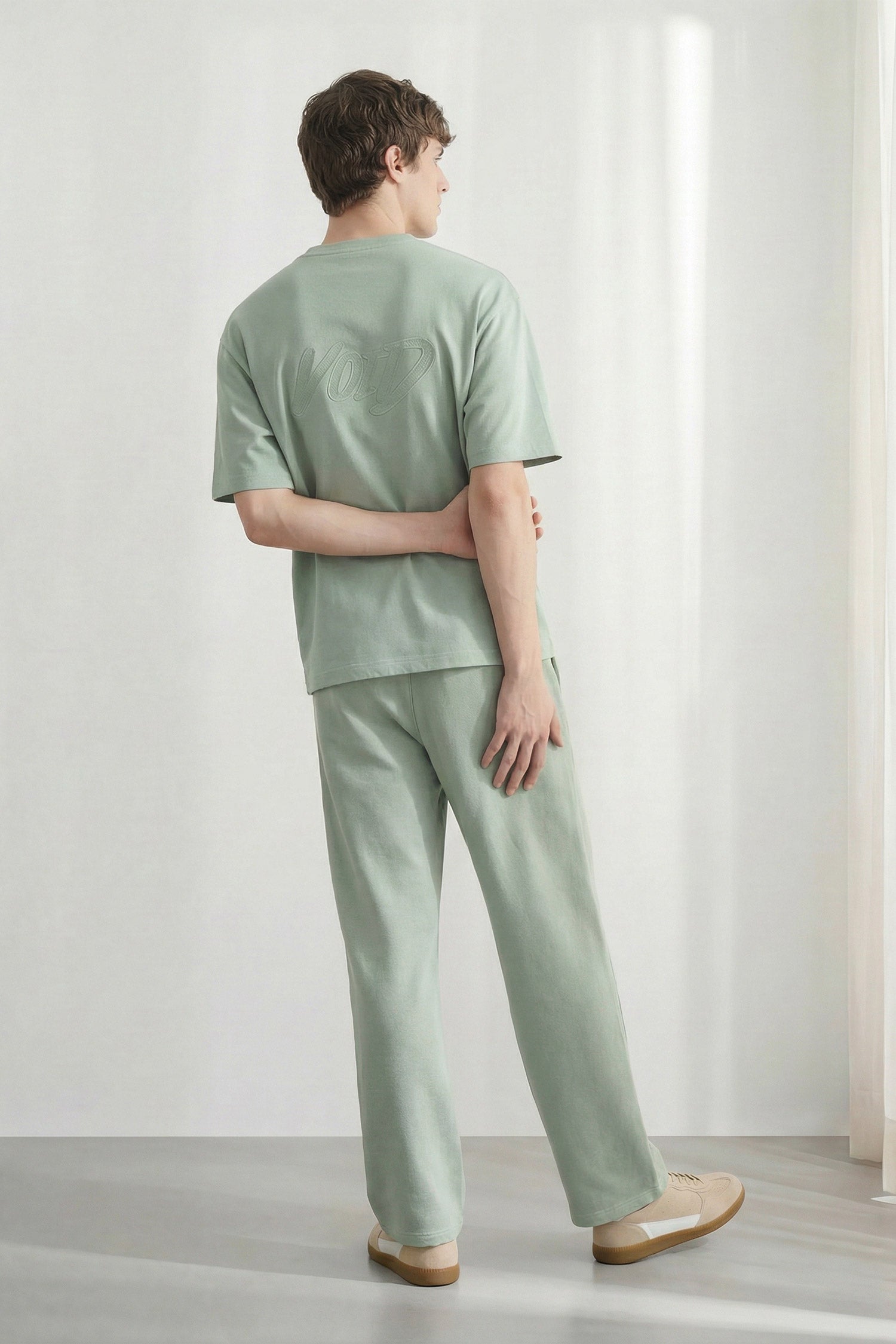 Green Acid Washed Relaxed Fit T-Shirt - Hustle N Holla