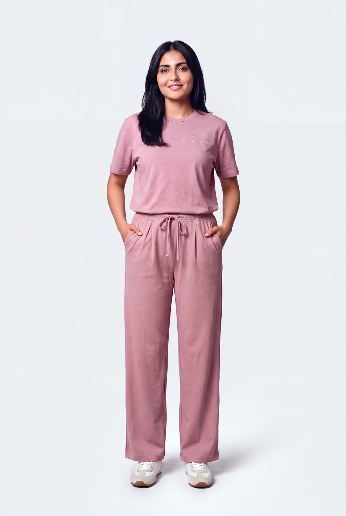 Peach Garment Wash Relaxed Fit T-Shirt - Hustle N Holla
