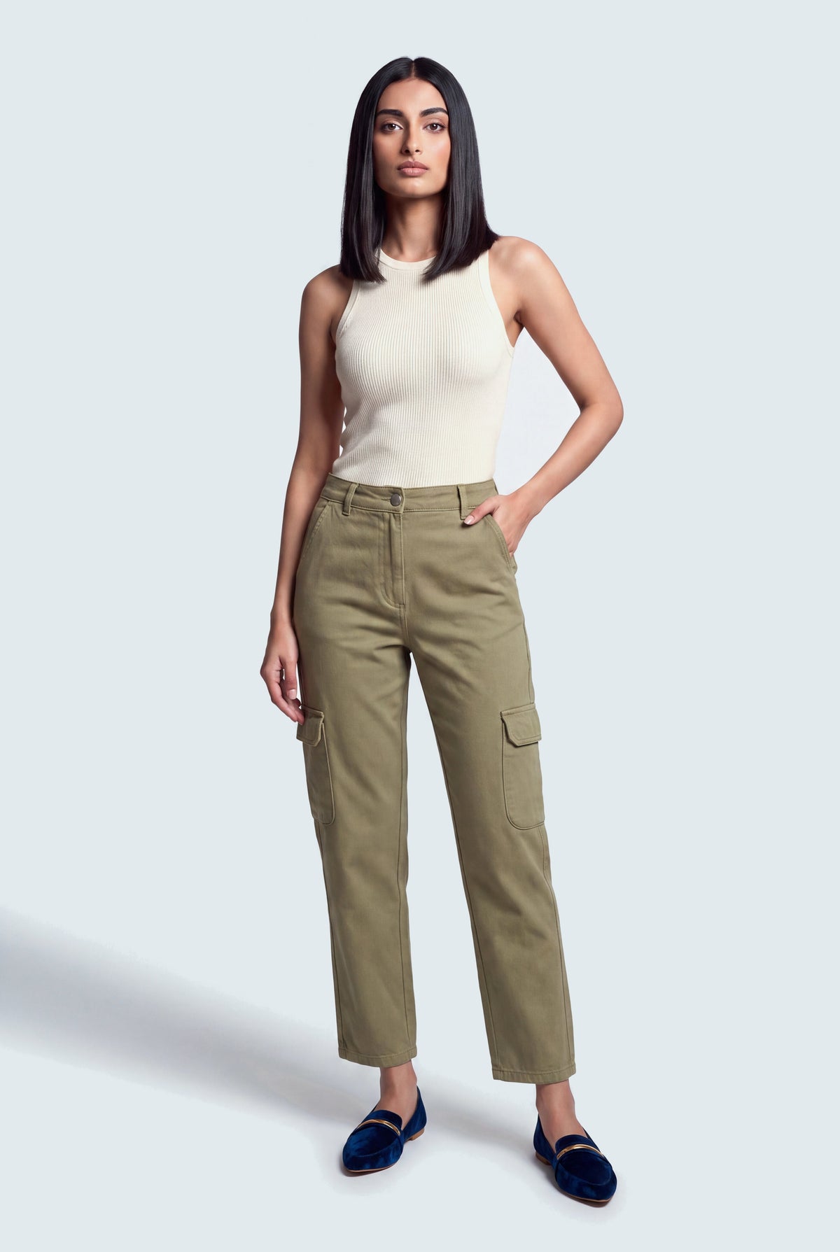 Pocketed Cargo Jeans - Hustle N Holla