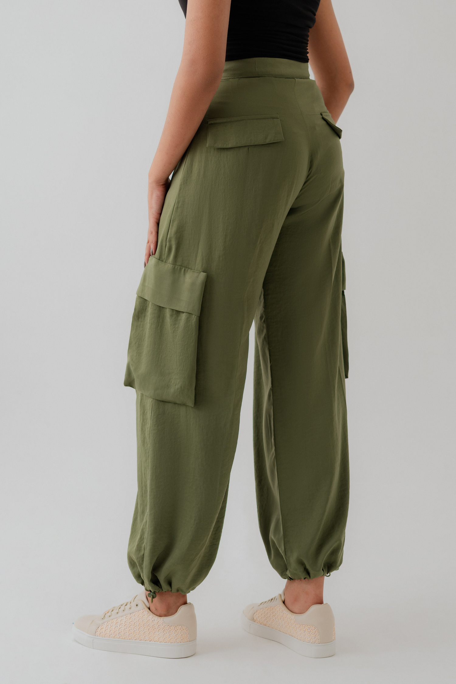 Olive Green Jogger fit Trousers - Hustle N Holla