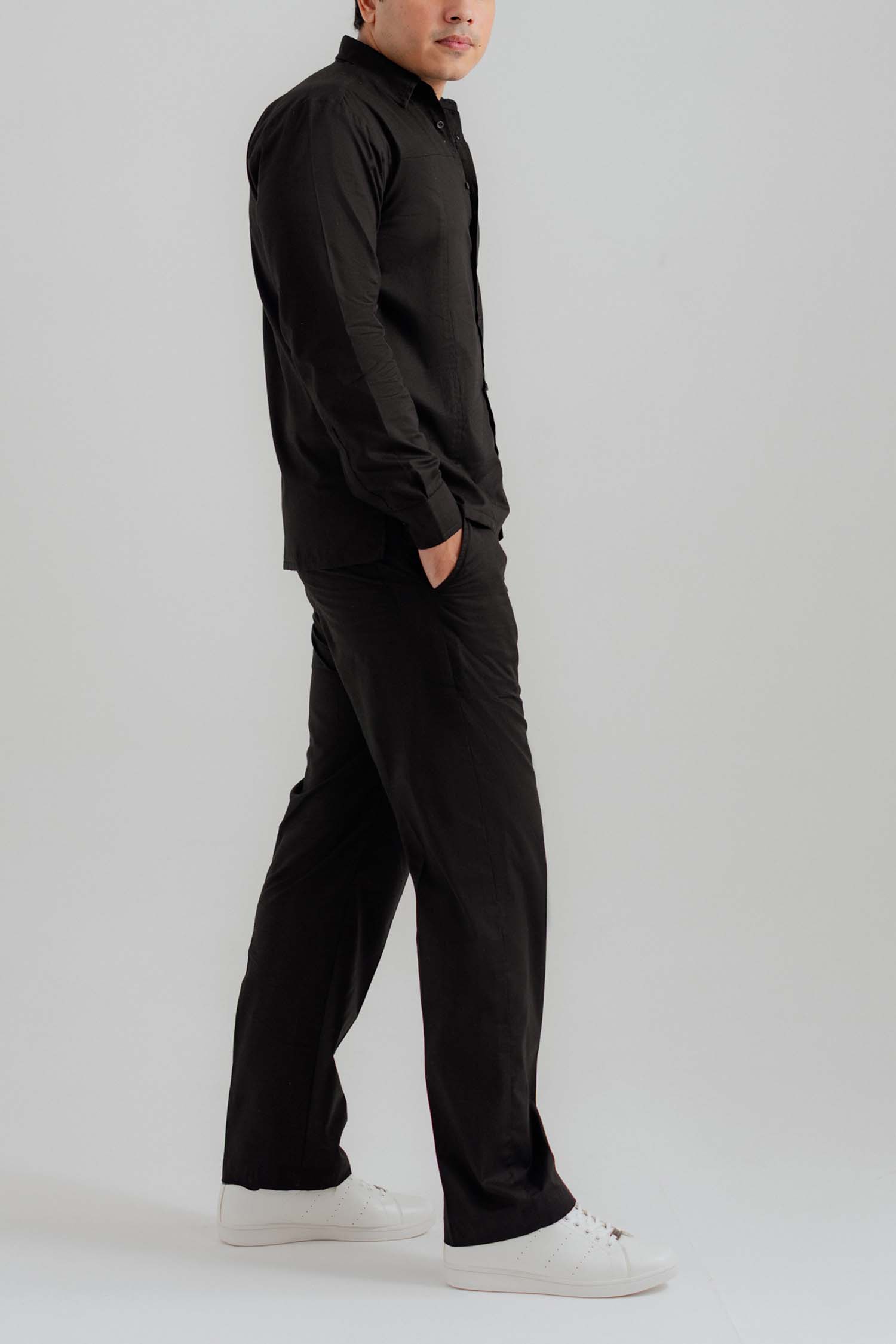 Black Relaxed Fit Shirt - Hustle N Holla