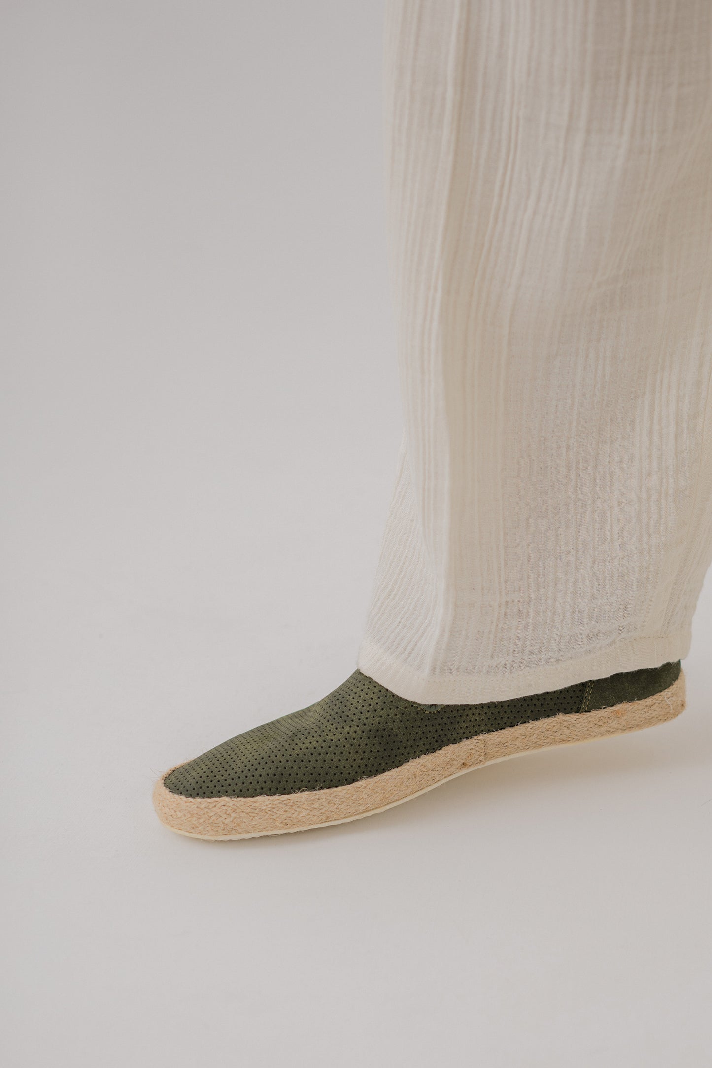 Olive Textured Espadrillas - Hustle N Holla
