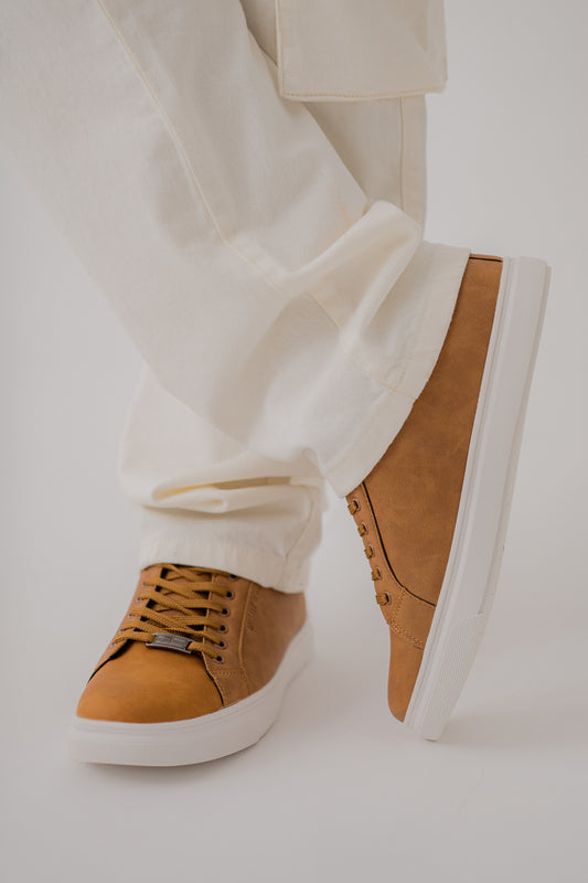 Brown Suede Low Top Sneakers - Hustle N Holla
