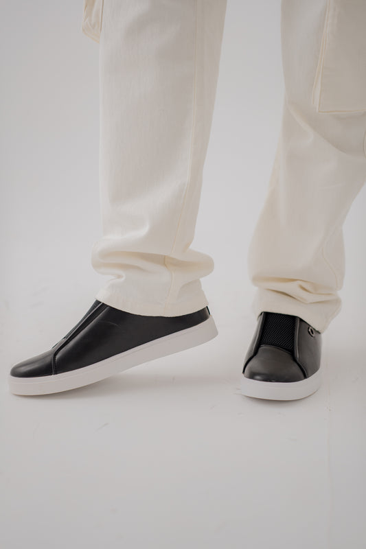 Classic Black Low Top Sneakers - Hustle N Holla