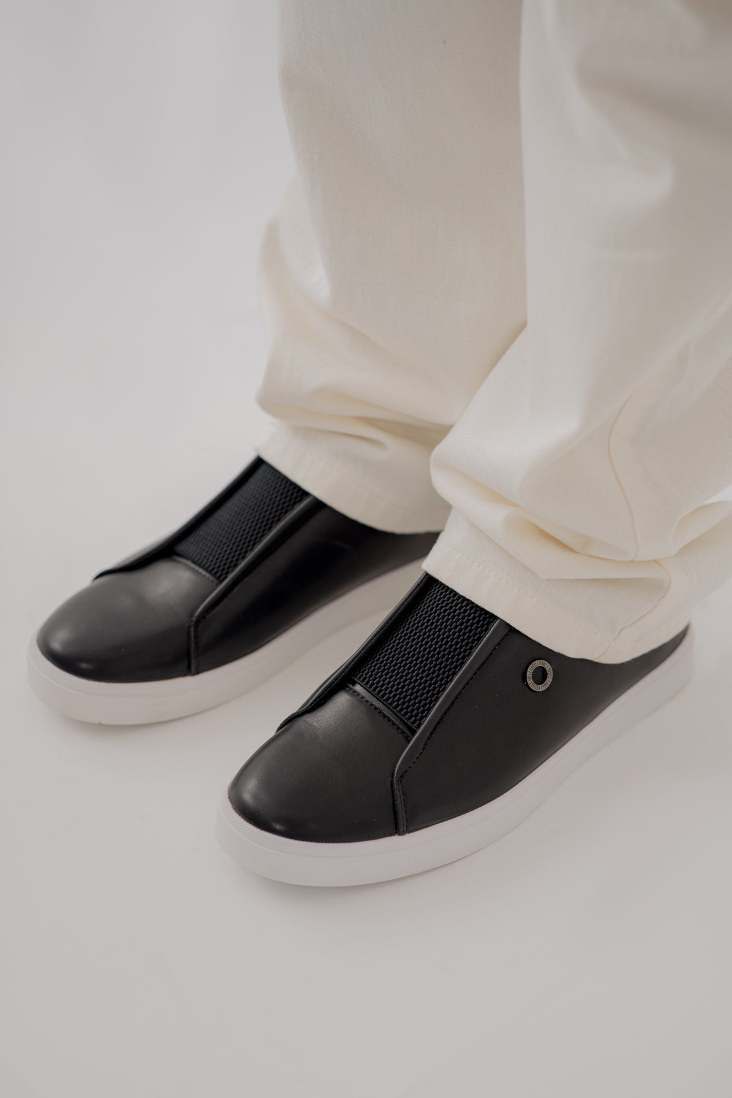 Classic Black Low Top Sneakers