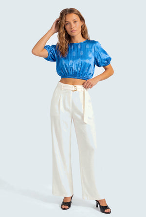 Royal Blue Crop Top - Hustle N Holla