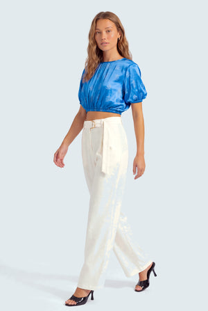 Royal Blue Crop Top - Hustle N Holla
