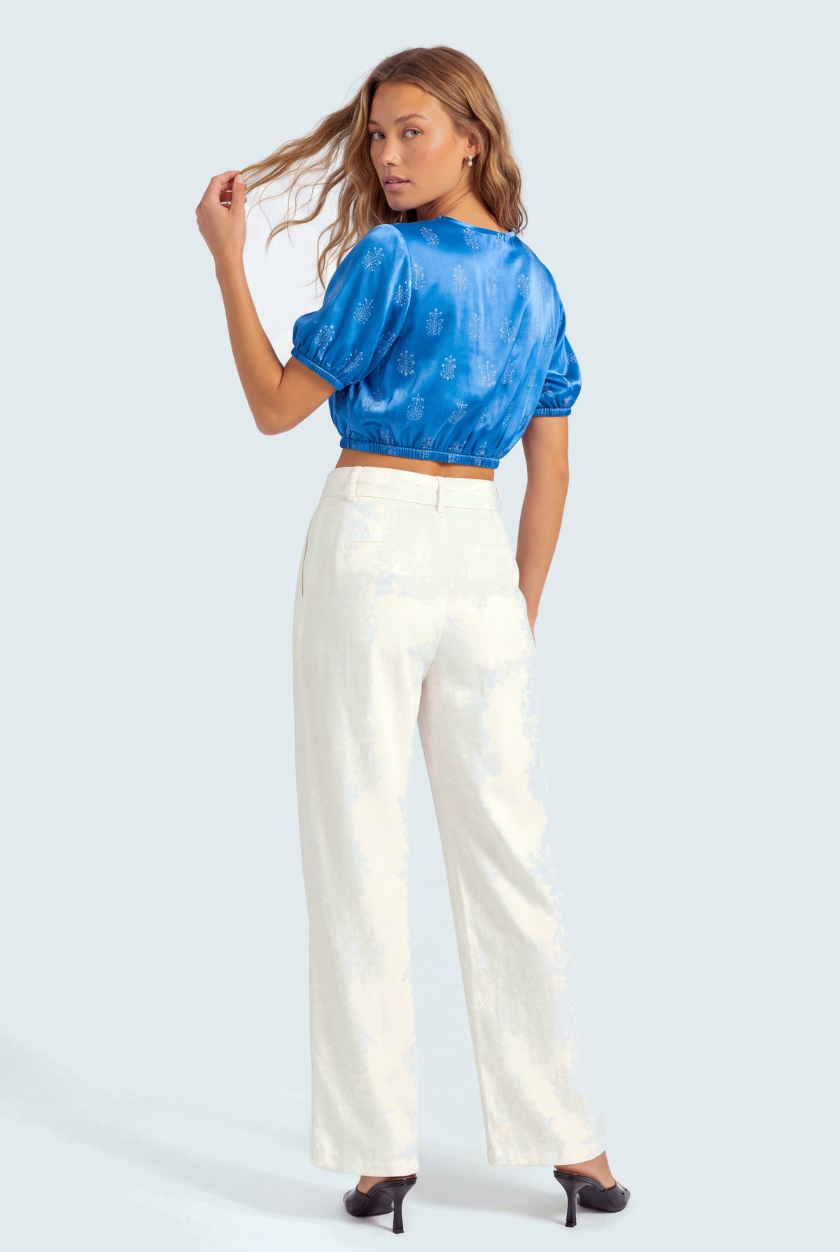 Royal Blue Crop Top - Hustle N Holla