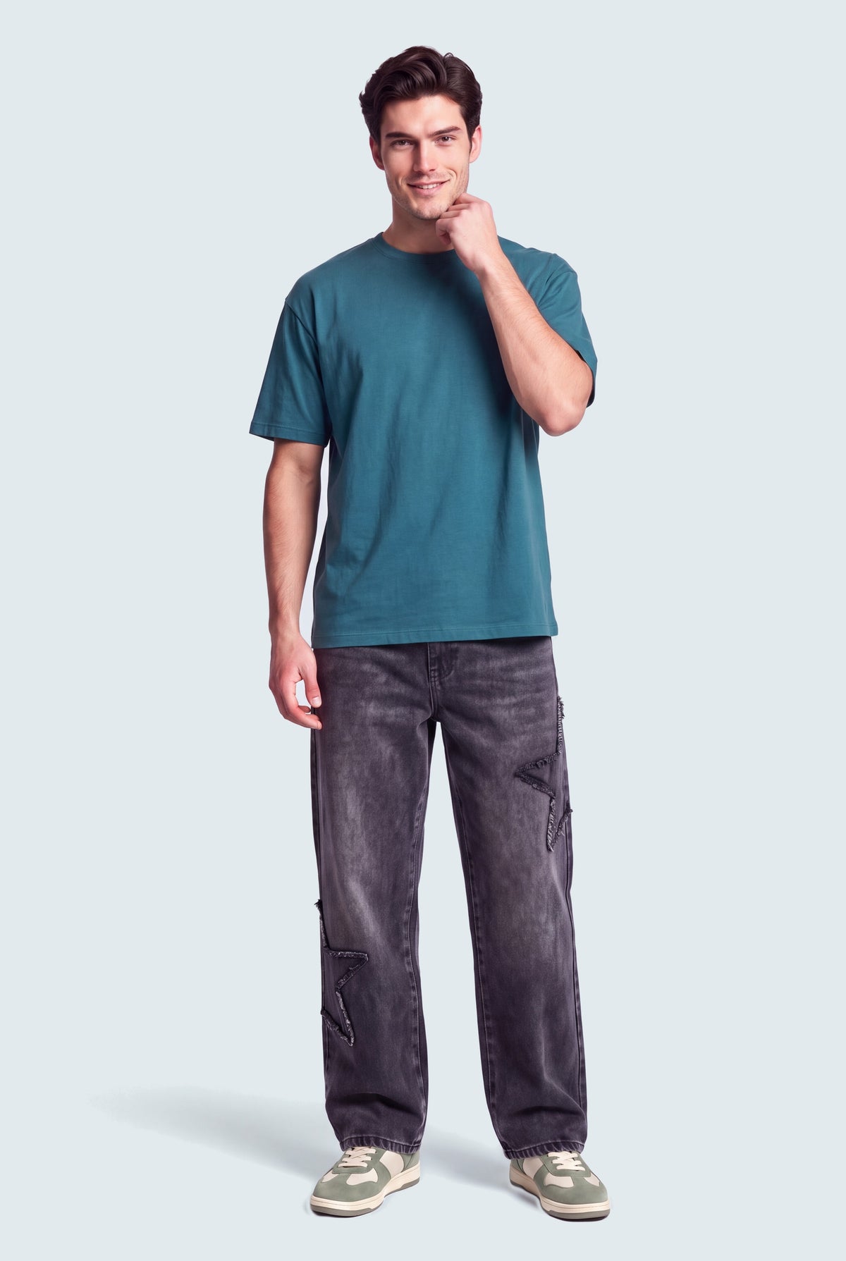 Signature Black Baggy Fit Denim Jeans - Hustle N Holla