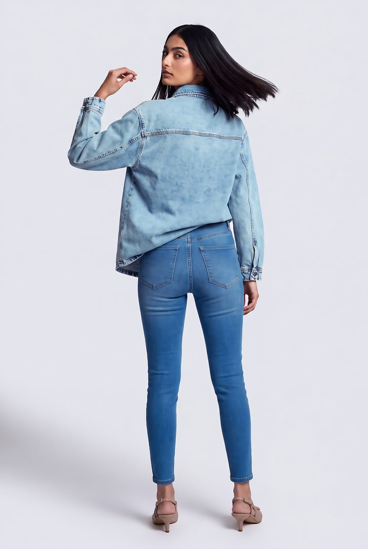 Sofia Denim Jacket - Hustle N Holla