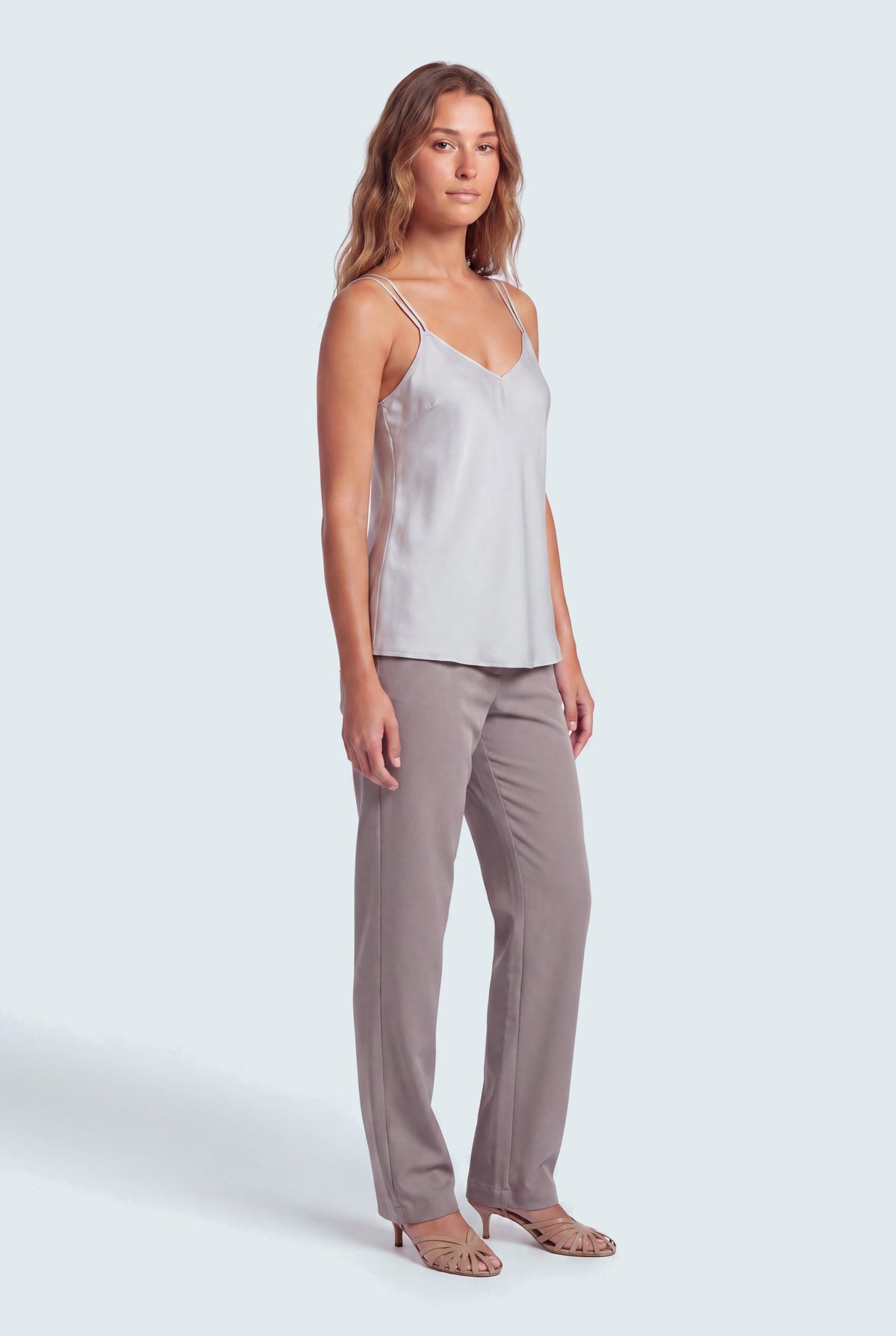 Strappy Silk Top - Hustle N Holla
