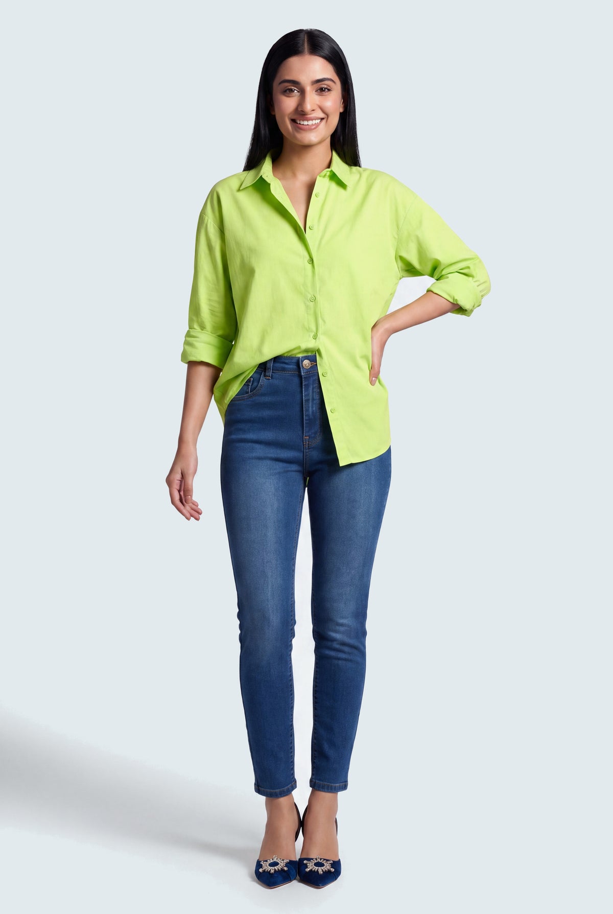 Tatiana Dark Blue Jeans - Hustle N Holla