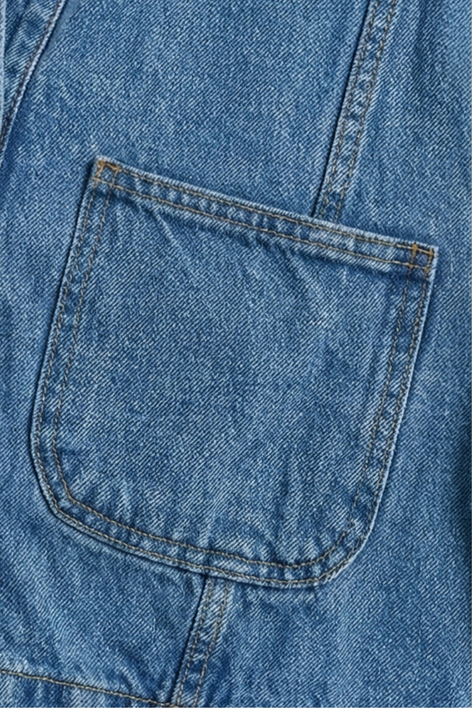 Light Blue Relaxed Fit Crop Denim Shirt - Hustle N Holla