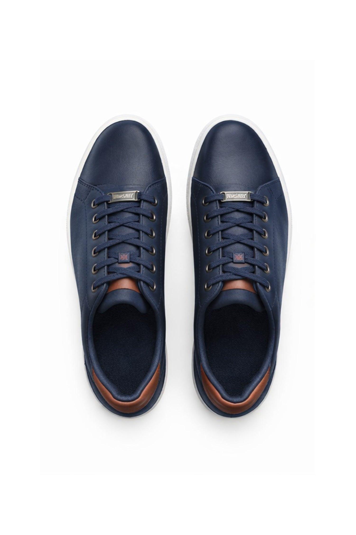 Navy Suede Low Top Trainers - Hustle N Holla