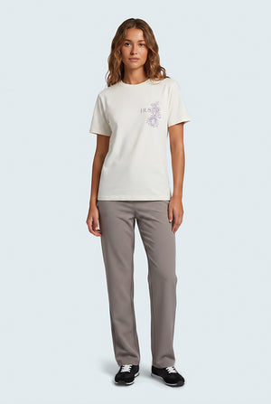 Unisex Graphic White Relaxed Fit T-Shirt - Front View Women - Hustle N Holla
