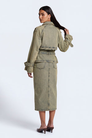 Vintage Style Trench Coat - Hustle N Holla