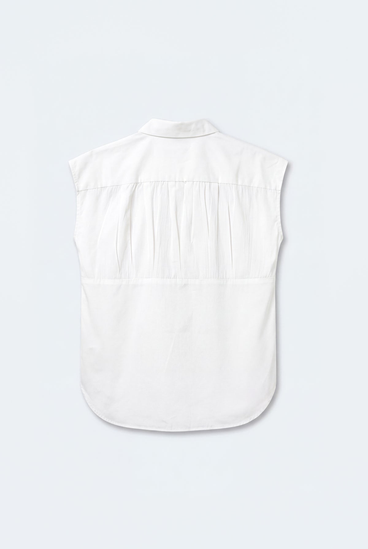 White Cotton Relaxed Fit Peplum Shirt - Hustle N Holla