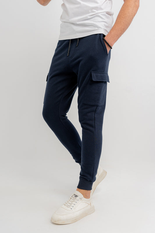 Navy Blue Jogger Pants - Hustle N Holla