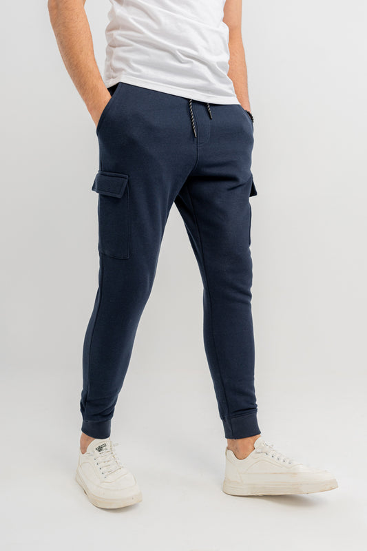 Navy Blue Jogger Pants - Hustle N Holla