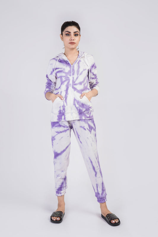 Purple Haze Co-ord Hoodie - Hustle N Holla