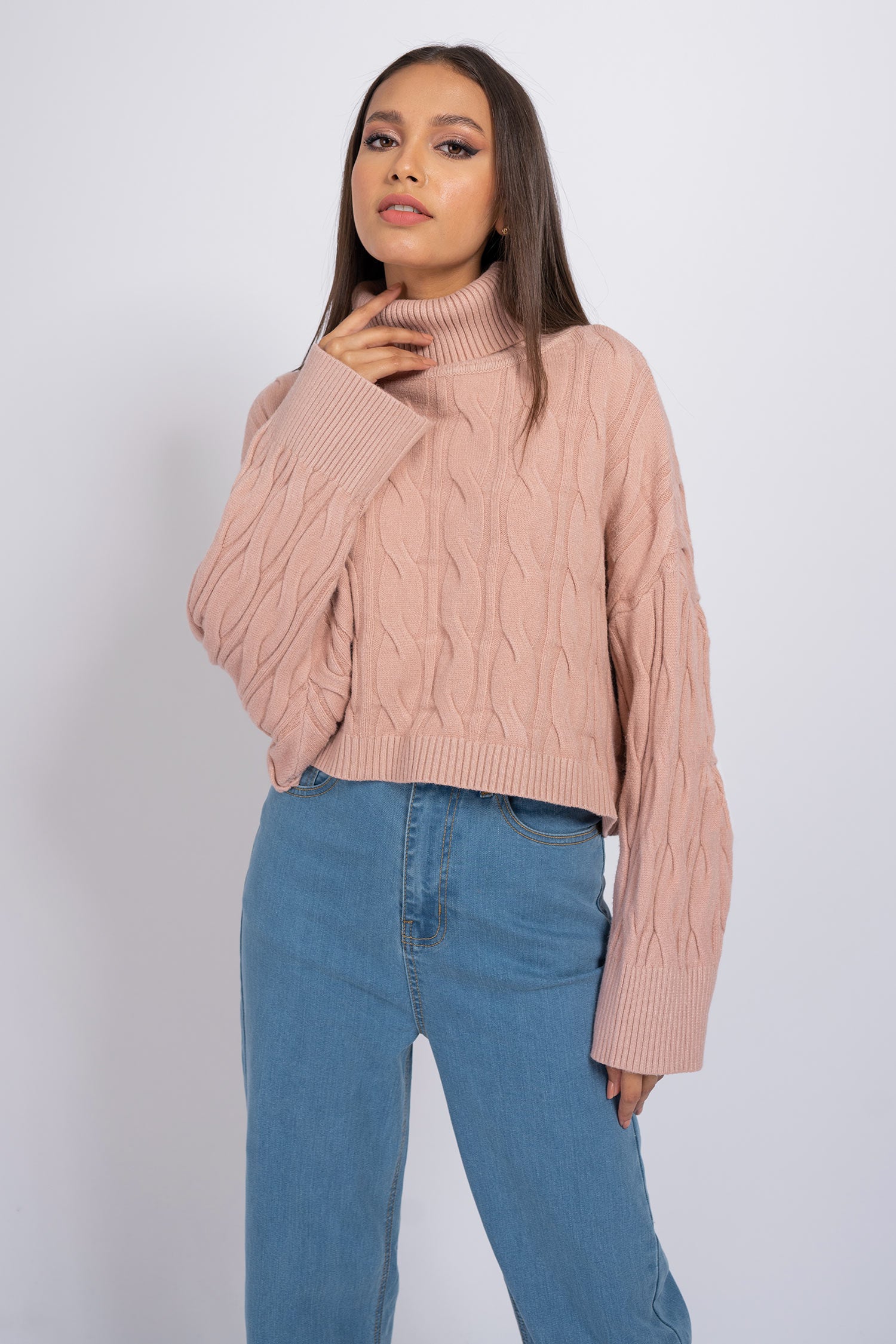 Blush Pink Loong Sleeve Jumper