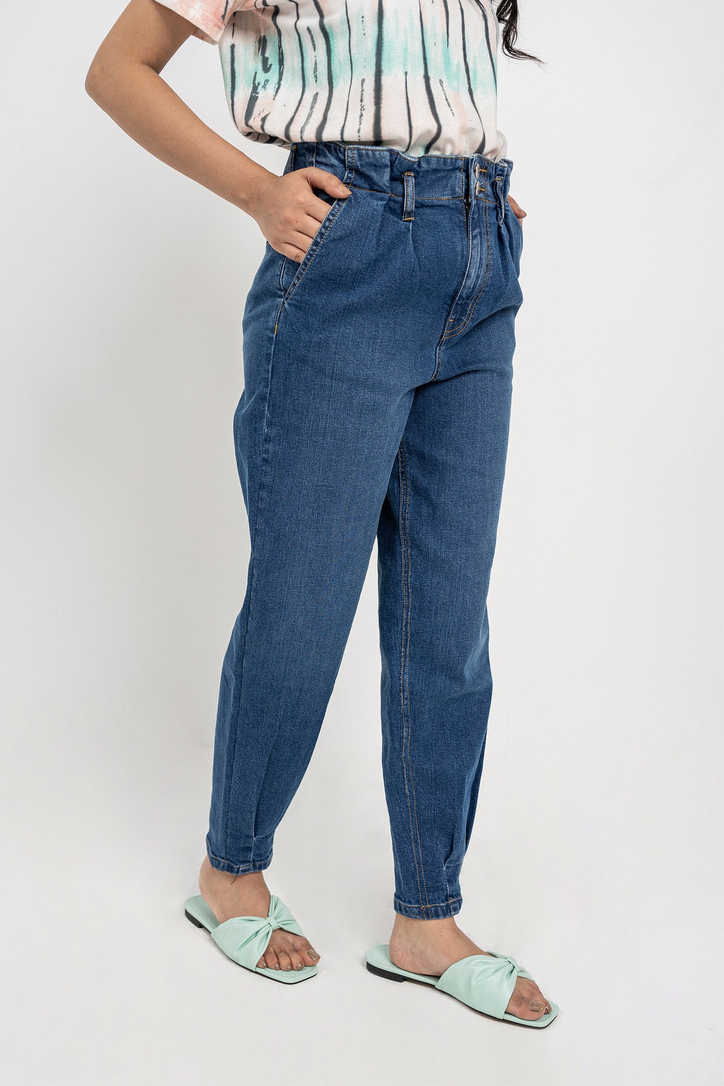 Blue Wash Slim-Fit Jeans