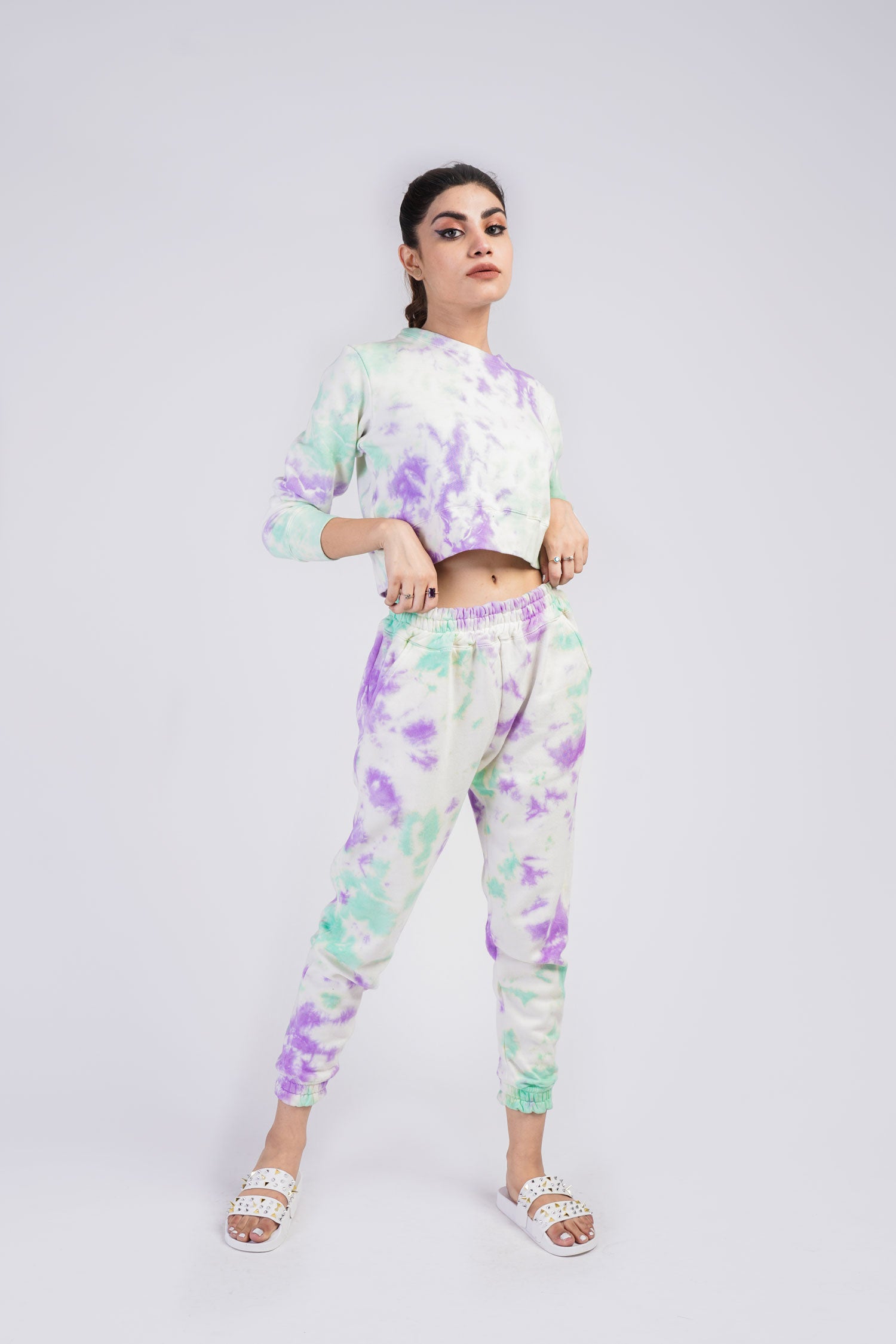 Silvia Co-ord Sweatshirt - Hustle N Holla