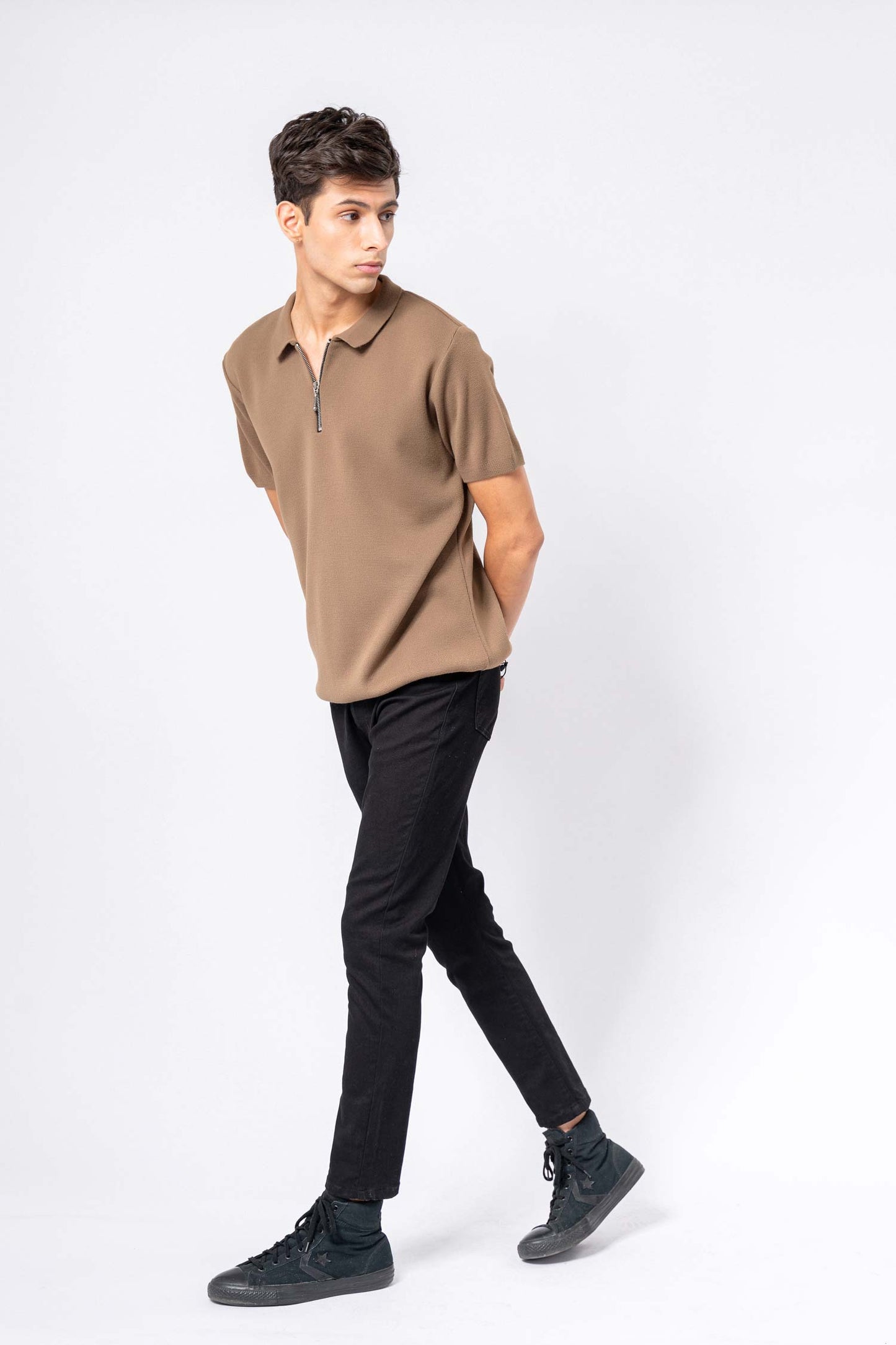 HNH Cotton knitted Polo Shirt - Hustle N Holla