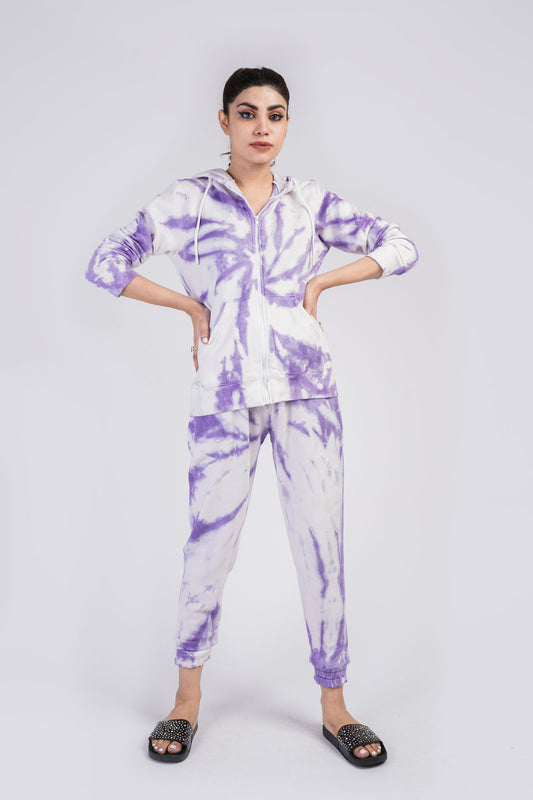 Purple Haze Co-ord Hoodie - Hustle N Holla