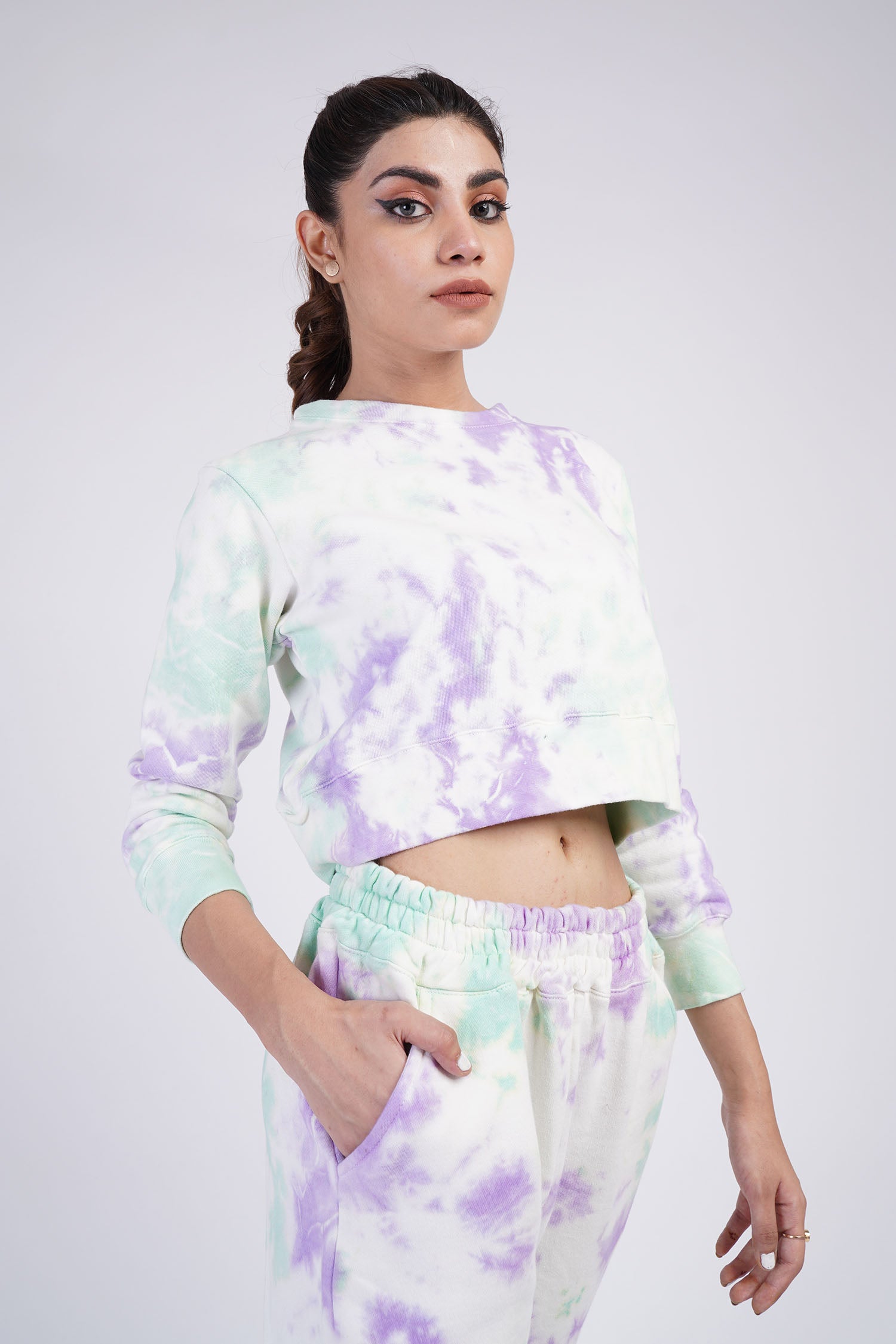 Silvia Co-ord Sweatshirt - Hustle N Holla