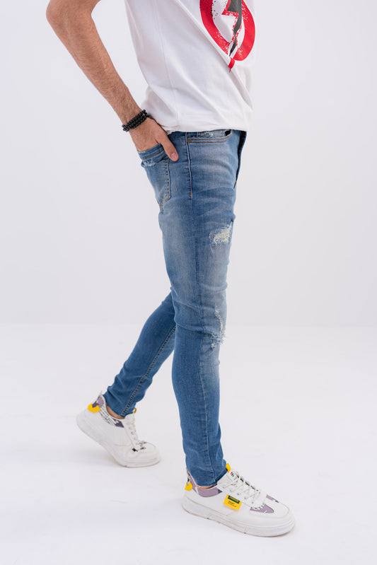 HNH Ripped Skinny Jeans