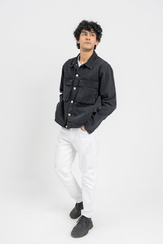 HNH Raw White Fit Jeans - Hustle N Holla