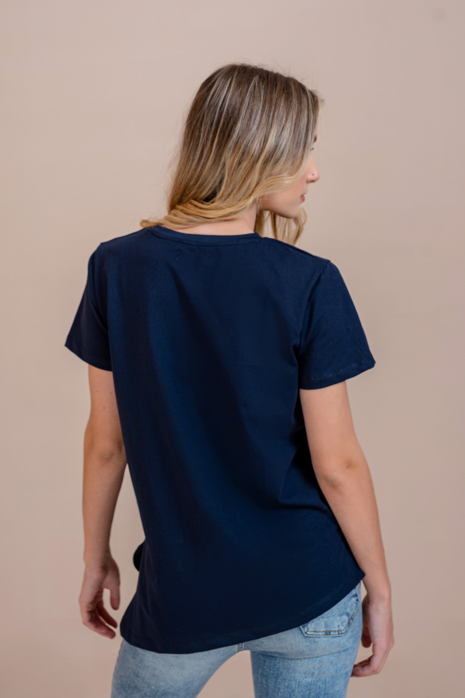 Stargazer Asymmetrical Hem T-Shirt