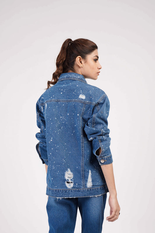 HNH Luisa Denim Jacket - Hustle N Holla