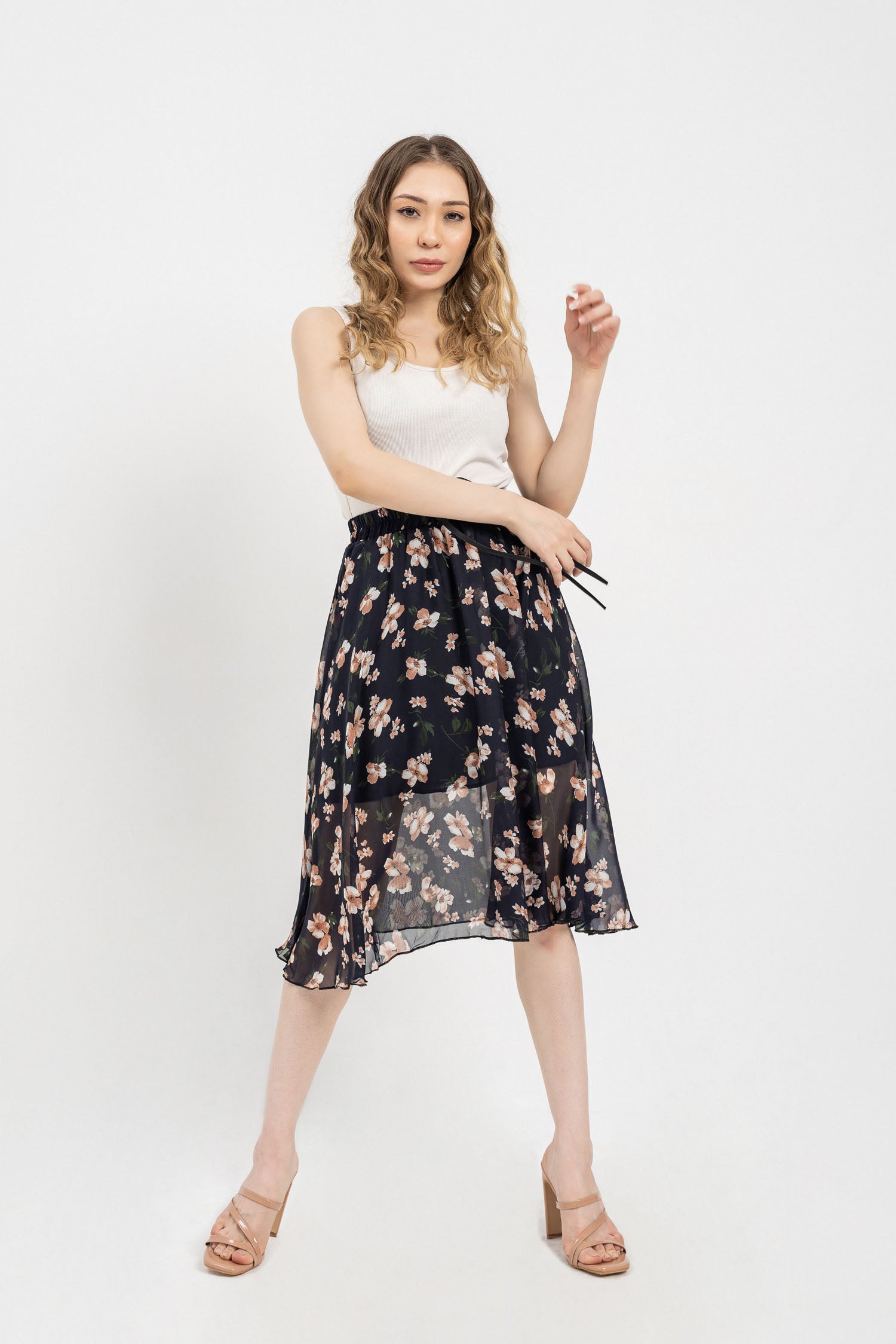 Floral Printed Skirt