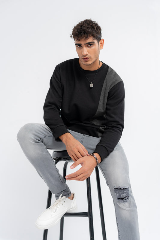 Black & Grey Sweatshirt
