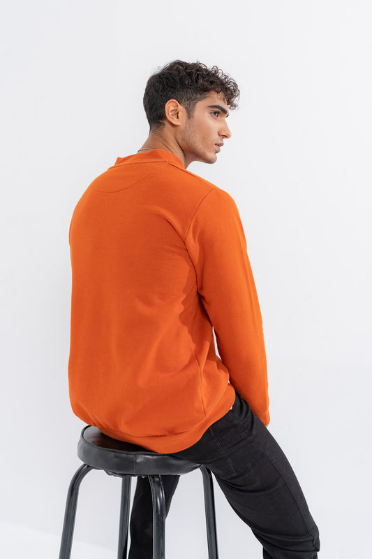 Deep Orange Sweatshirt